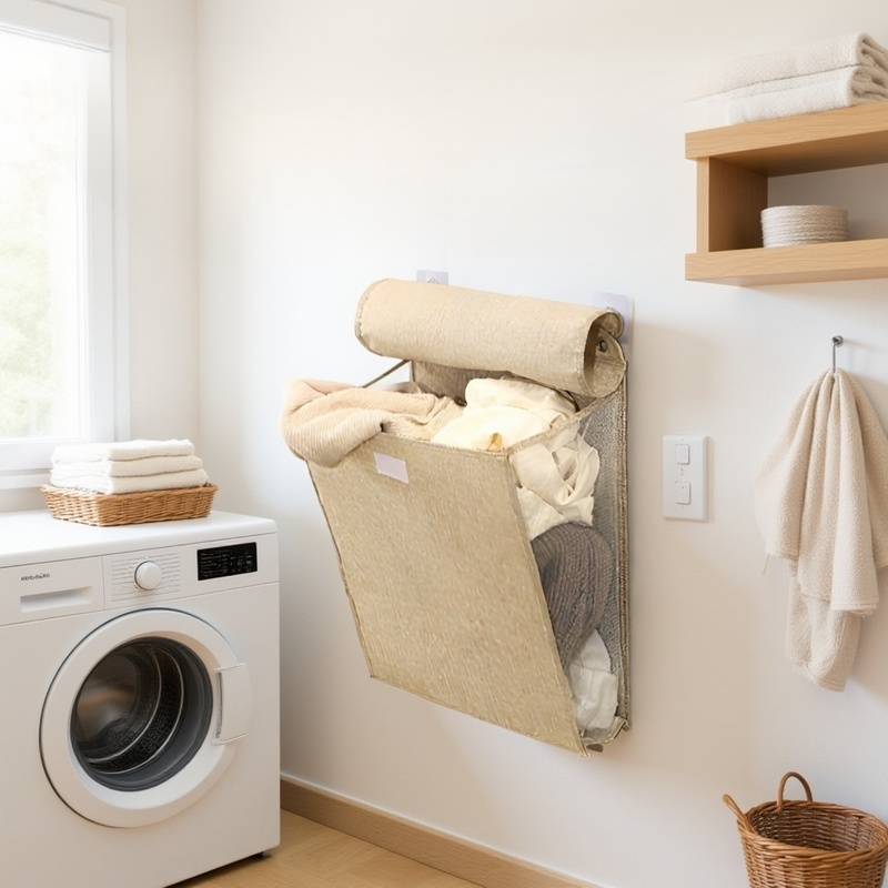 Praktischer Haushaltskorb mit Tragegriffen