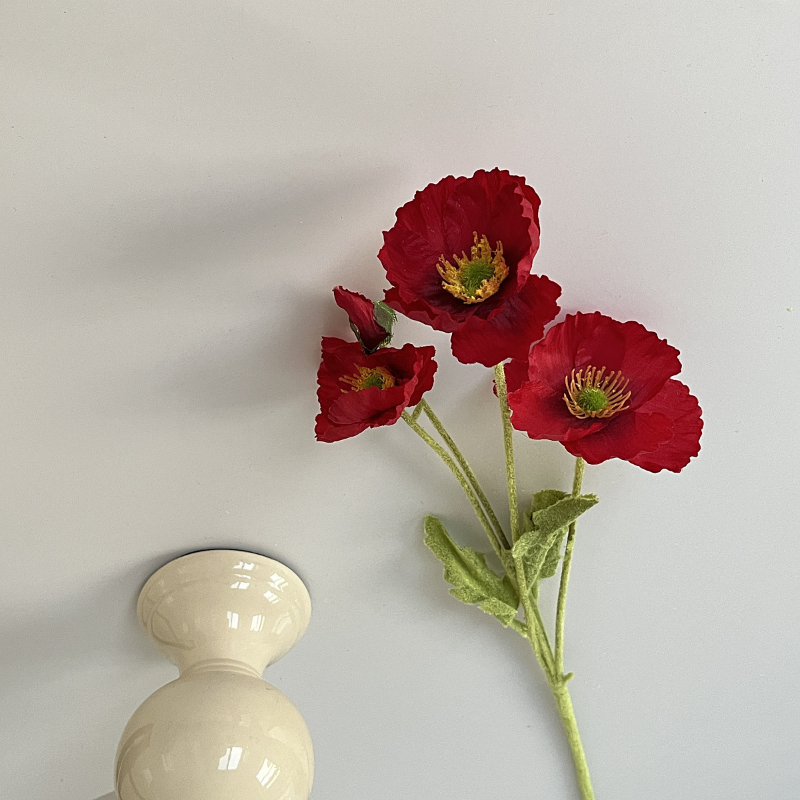Artificial Poppy Plants