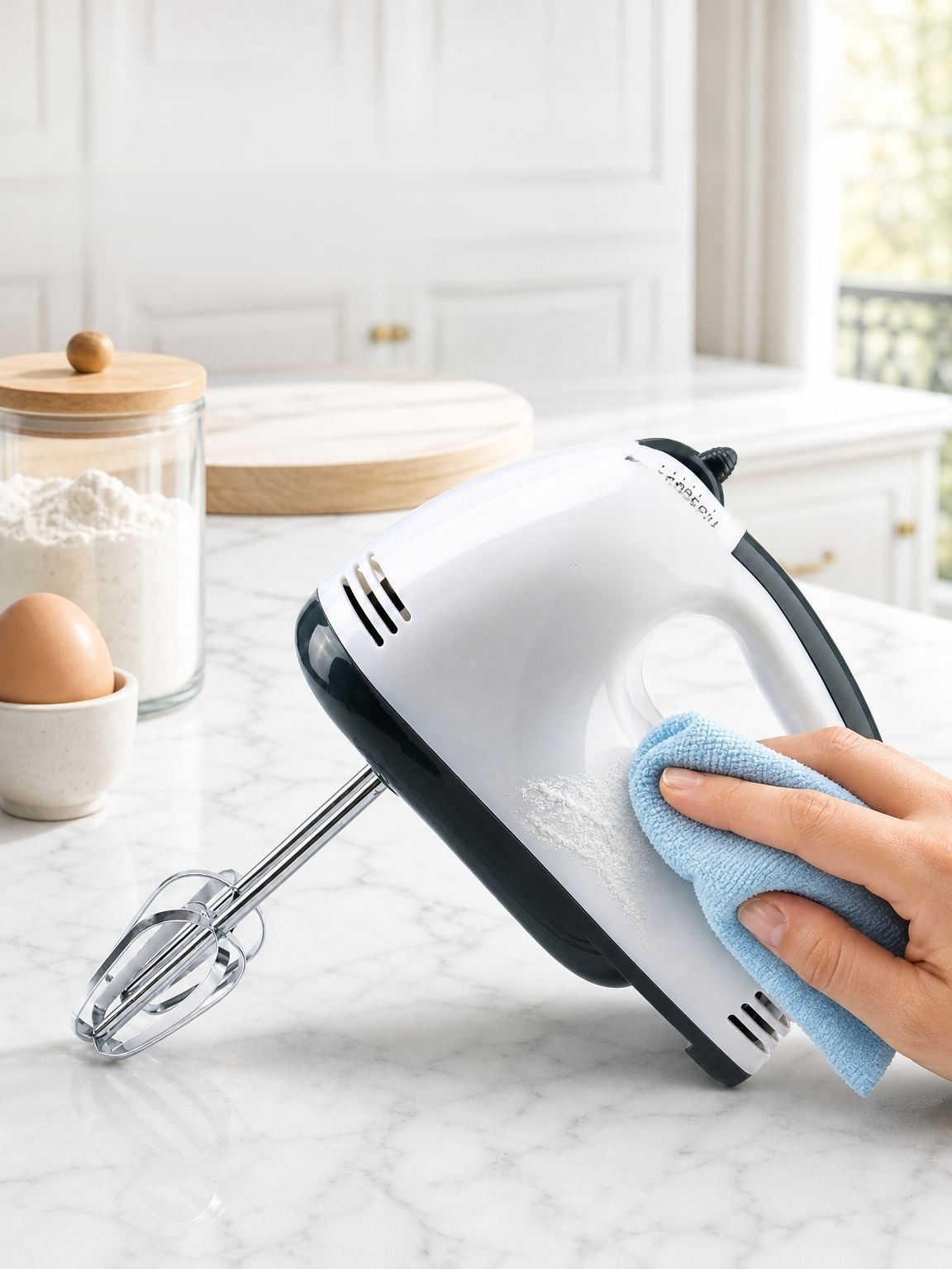 Batteur électrique polyvalent pour pâte à gâteau et à pain