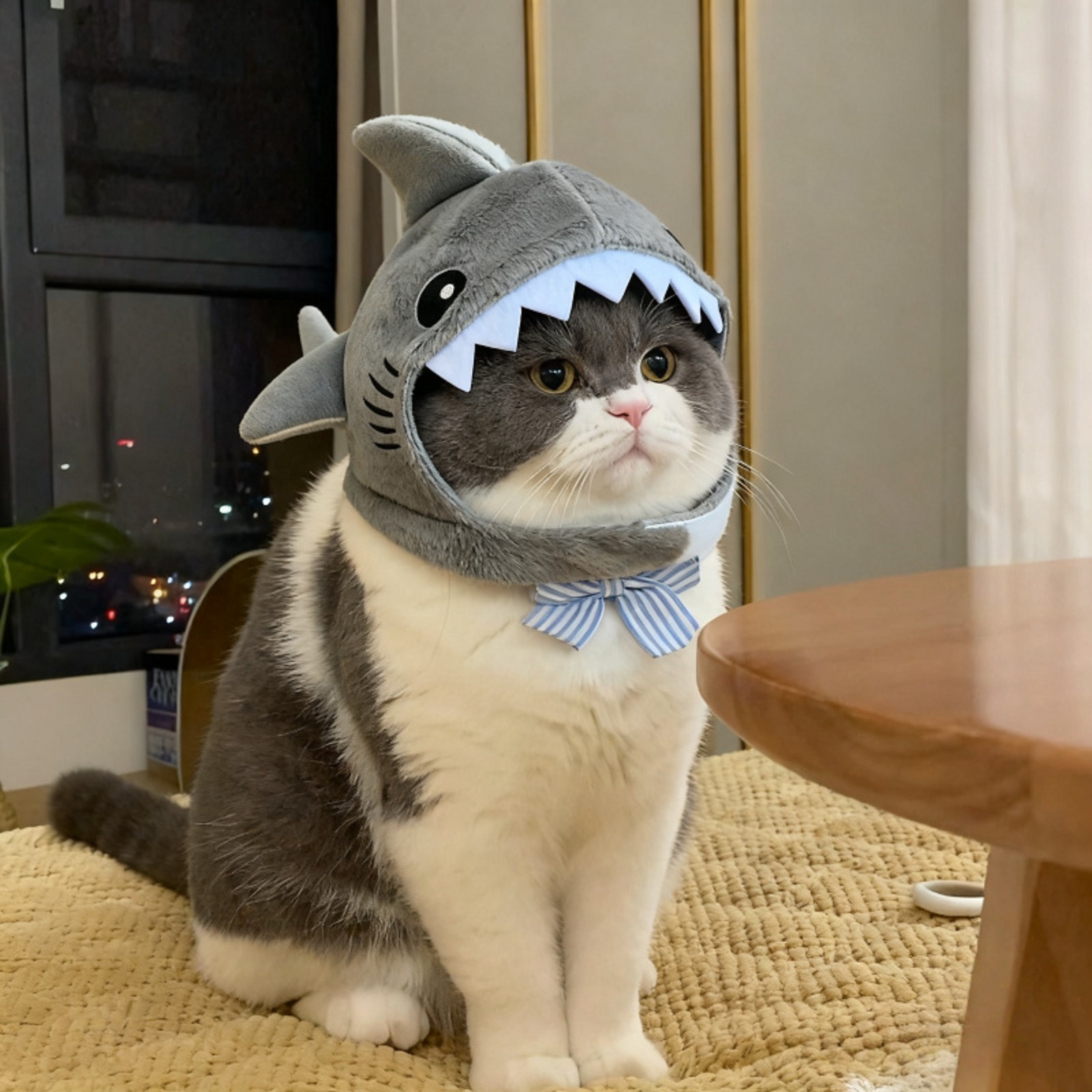 Shark Headband for Pet Cats