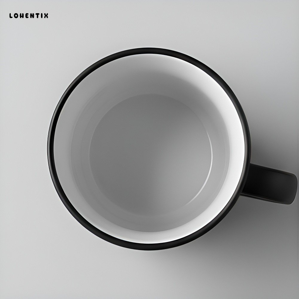 5 keramických hrnků pro kancelářské použití