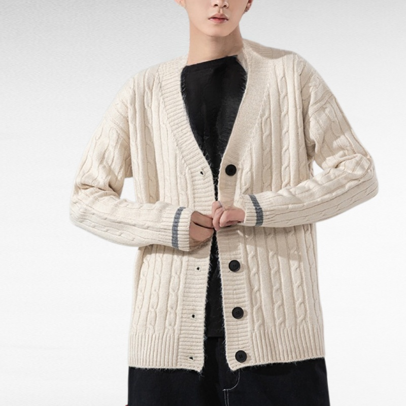 كاجيت كاكي رجالي كاجوال كنزة كاردیغان