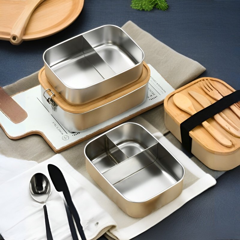 弁当箱 保温 お弁当箱 メンズ ステンレス 弁当箱 レンジ対応 保冷弁当箱 携帯弁当箱 大容量の2層ステンレス ランチボック お弁当箱 女性 おしゃれ 洗いやすい 食洗機対応 密封ランチボックスは 製