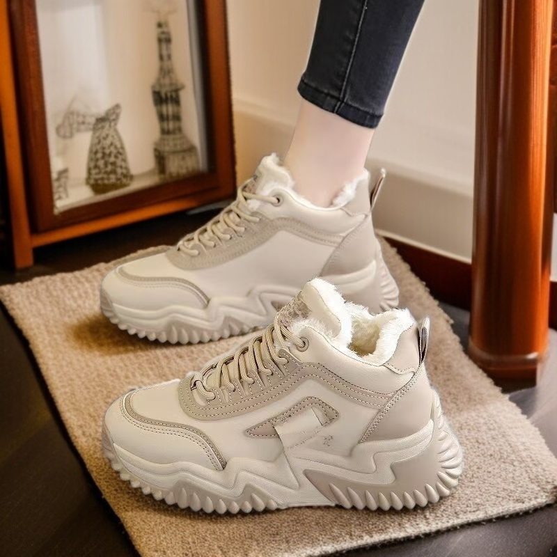 レディース カジュアル裏ボアスニーカー