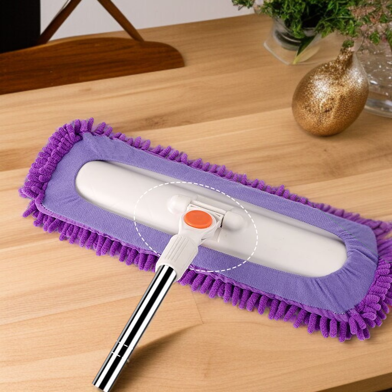 가정용 스테인리스 타일 청소 밀대 셰닐 흡수 수평판 밀대 건습 겸용 바닥 청소 애벌레