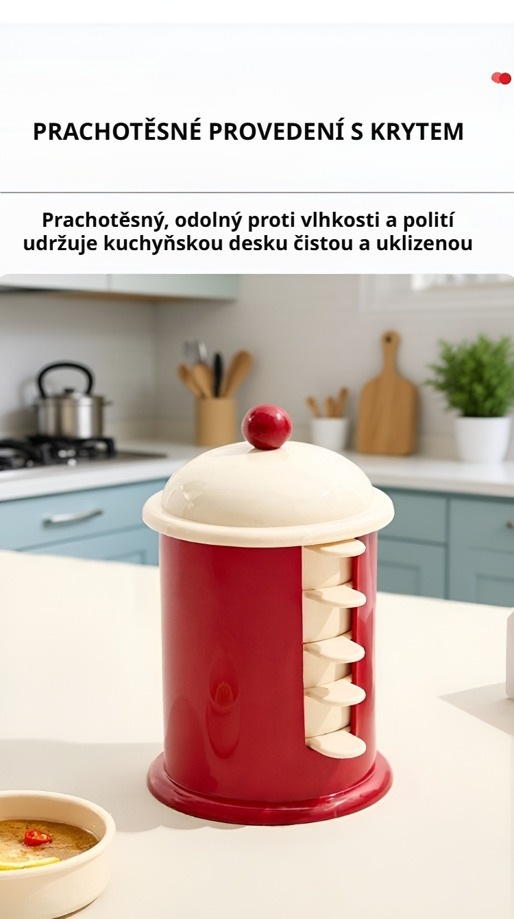 Designová miska na omáčku s praktickým víkem