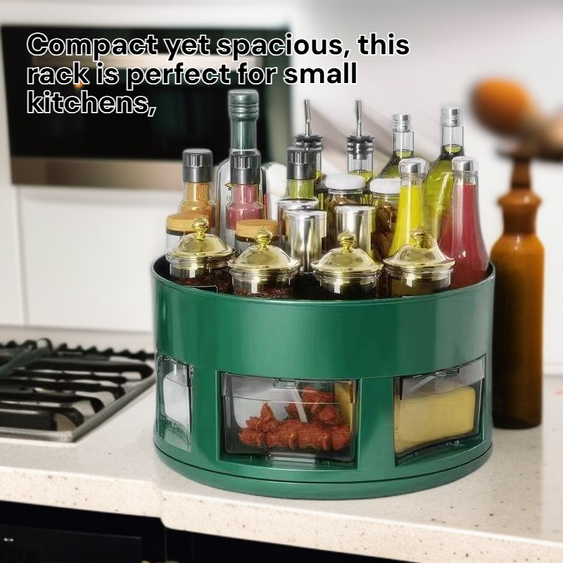 Multi-functional Rotatable Spice Storage Box