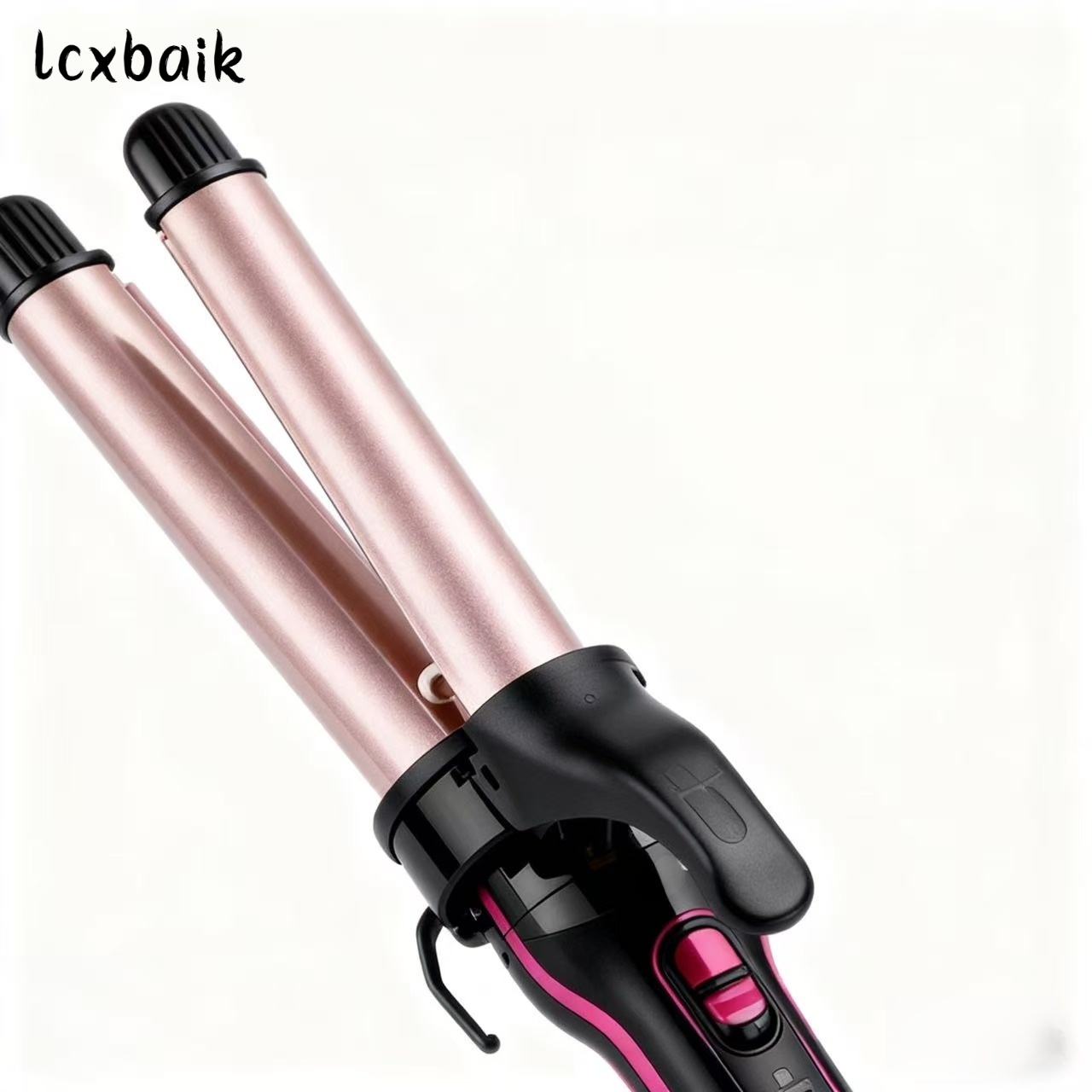 큰 웨이브 컬 연출 컬링기 사용 모습