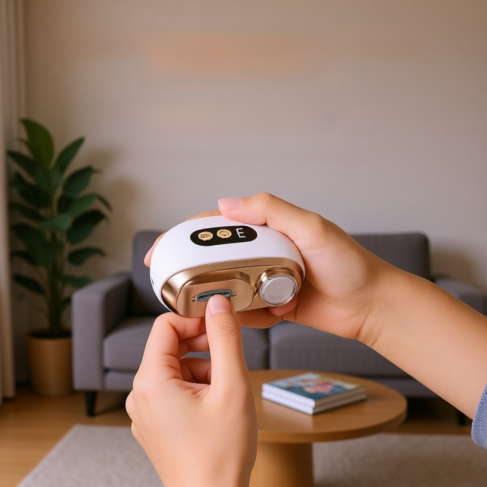 مقص أظافر كهربائي محمول، قص الأظافر وبردها تلقائيا