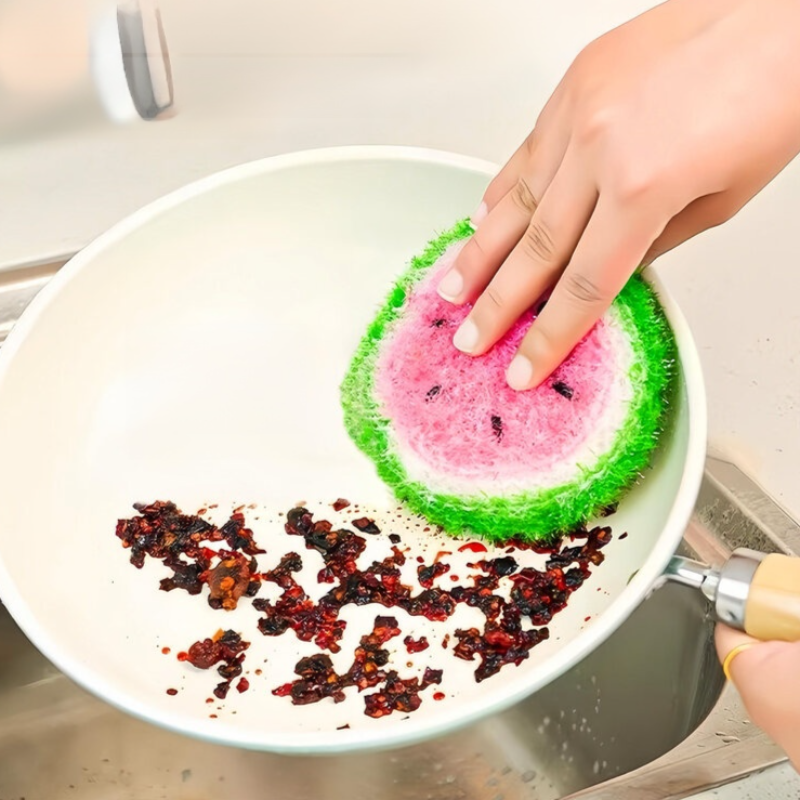 Brosse mignonne pastèque pour la vaisselle