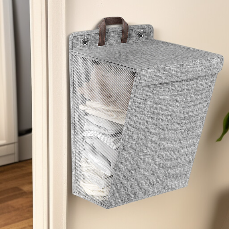 Panier de rangement multifonction pliable, indispensable pour dortoir et maison