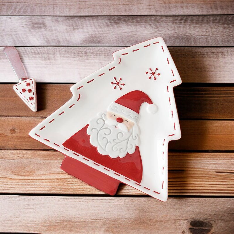 크리스마스 트리 모양 식판