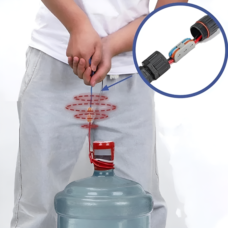 防水埋設冷間圧着ケーブル端子