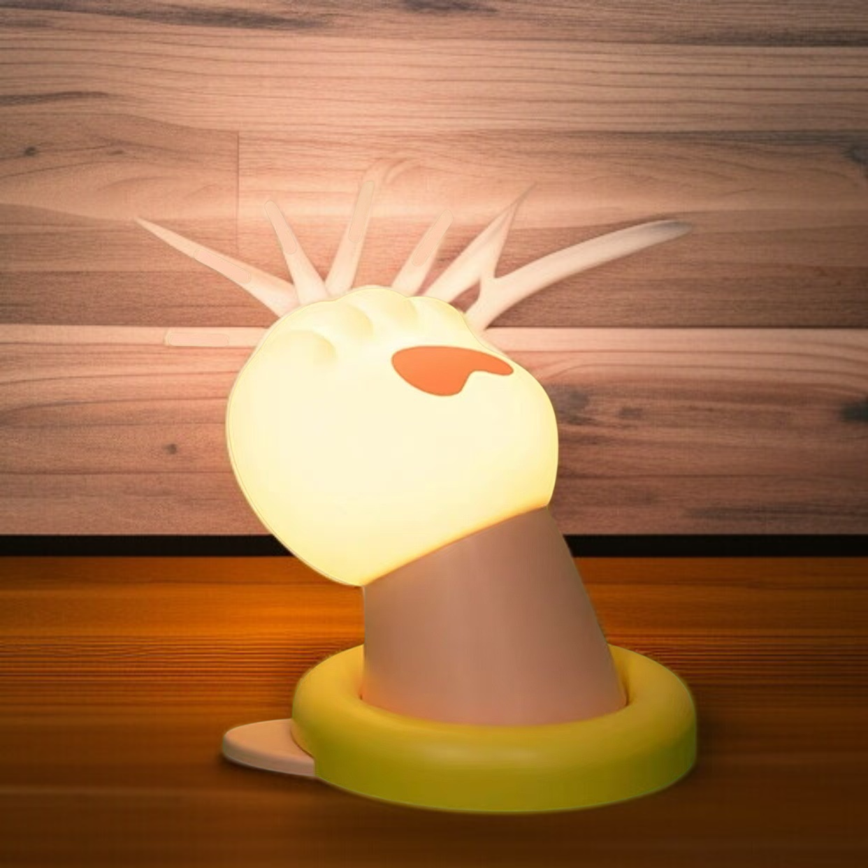 Lámpara nocturna con diseño de pata de gato creativa y adorable