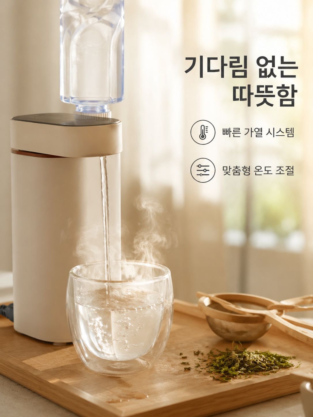 즉석 온수 휴대용 정수기