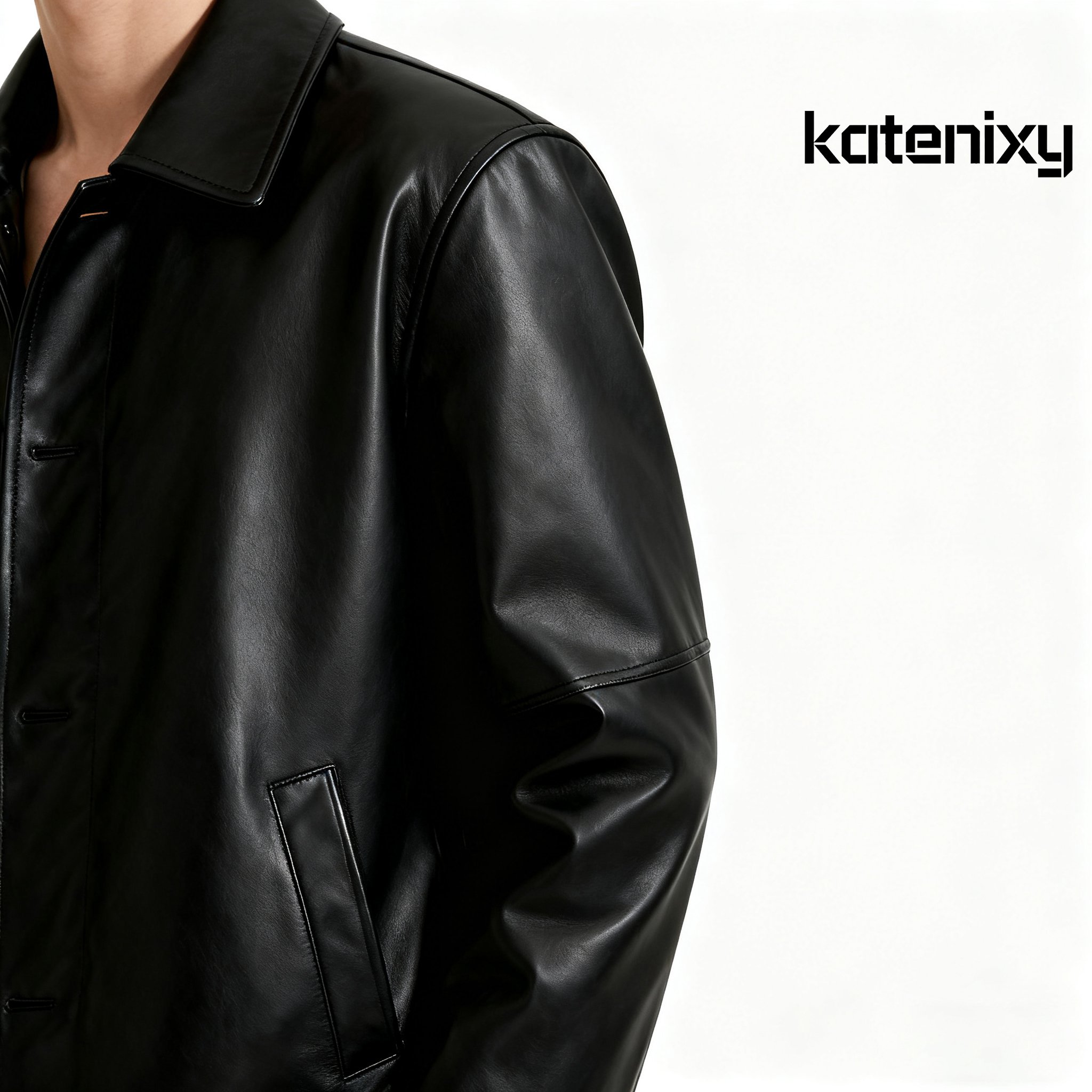 검은색 가죽 재킷