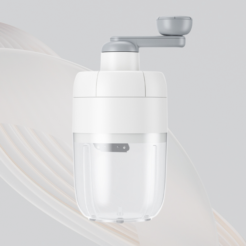 家庭用アイスシェーバー 密閉型氷ケース 滑り止めマット付き