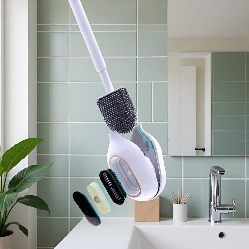 Bathroom brush for deep cleaning