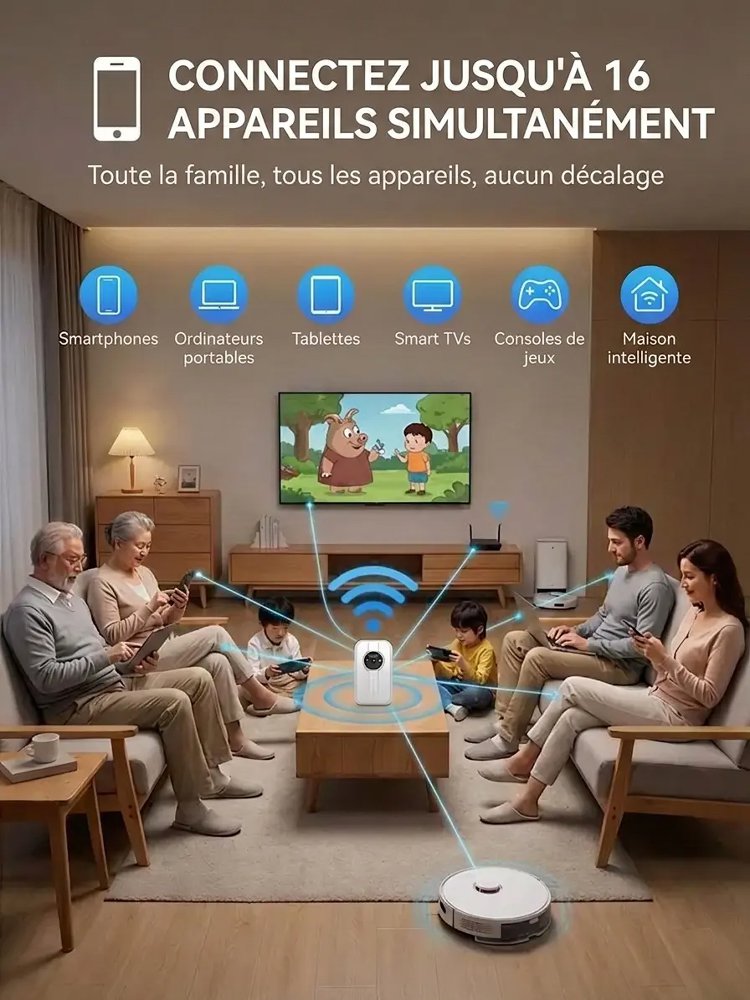 WiFi portable illimité, couverture mondiale, gratuit à vie