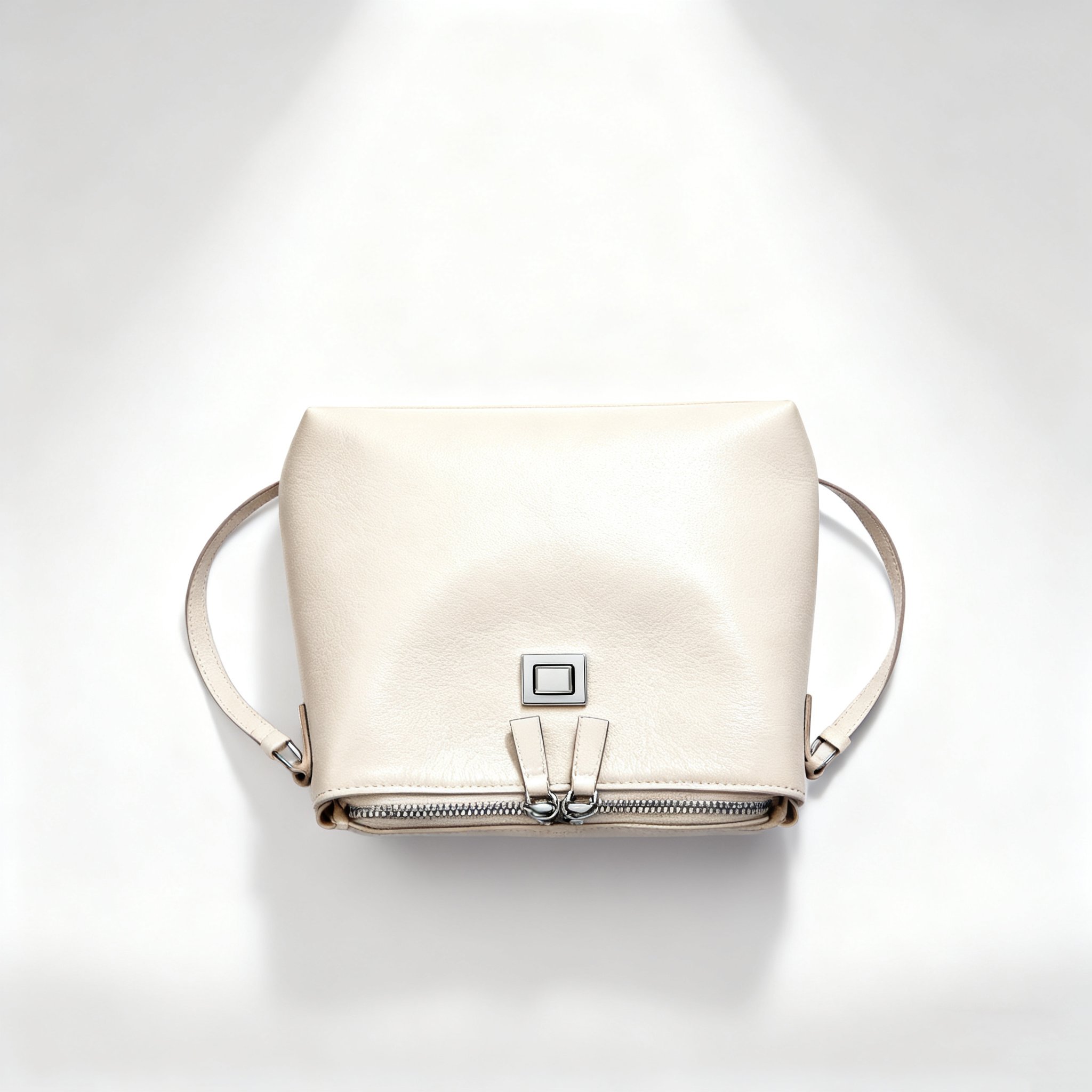 กระเป๋าถือสีขาวสุดหรู