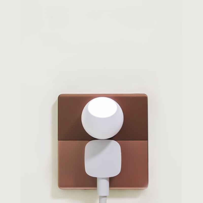 Energy-saving plug-in soft night light