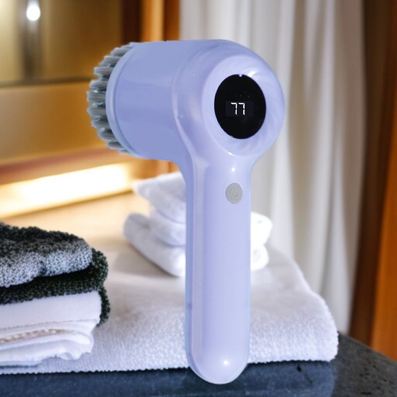 Wireless cleaning brush with Type-C fast charging port