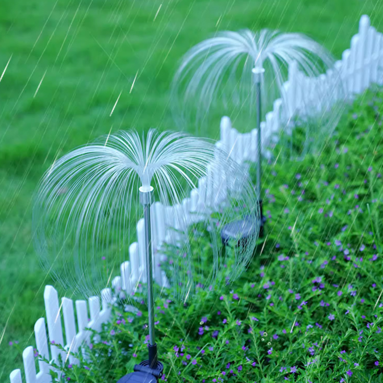 【0電費】太陽能庭院水母彩燈