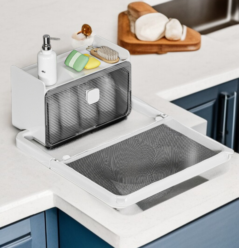 野菜の水切りに使えるストレーナーラック