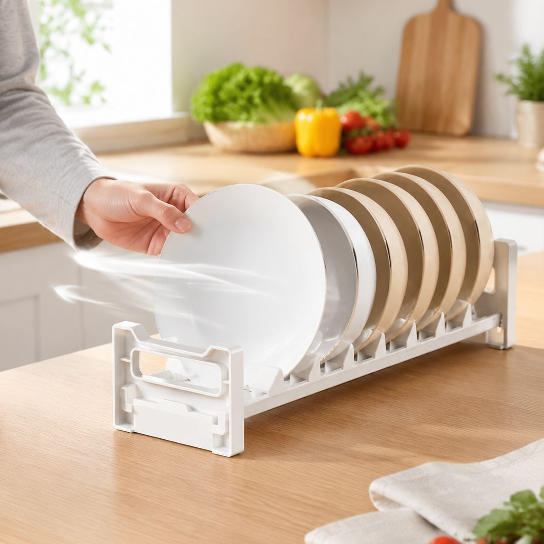 Kitchen drawer divider cabinet dish storage rack bowl and chopsticks plate storage box cutlery dish 