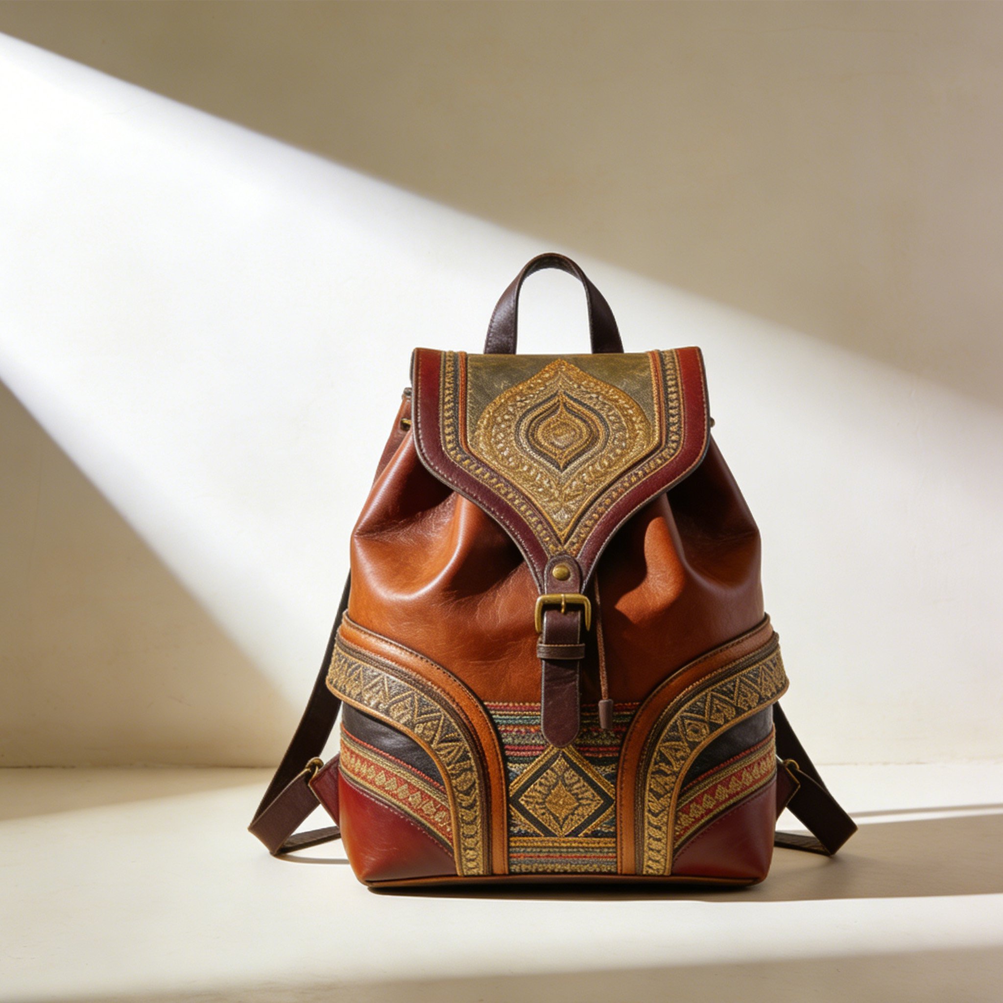 Mochila de cuero elegante