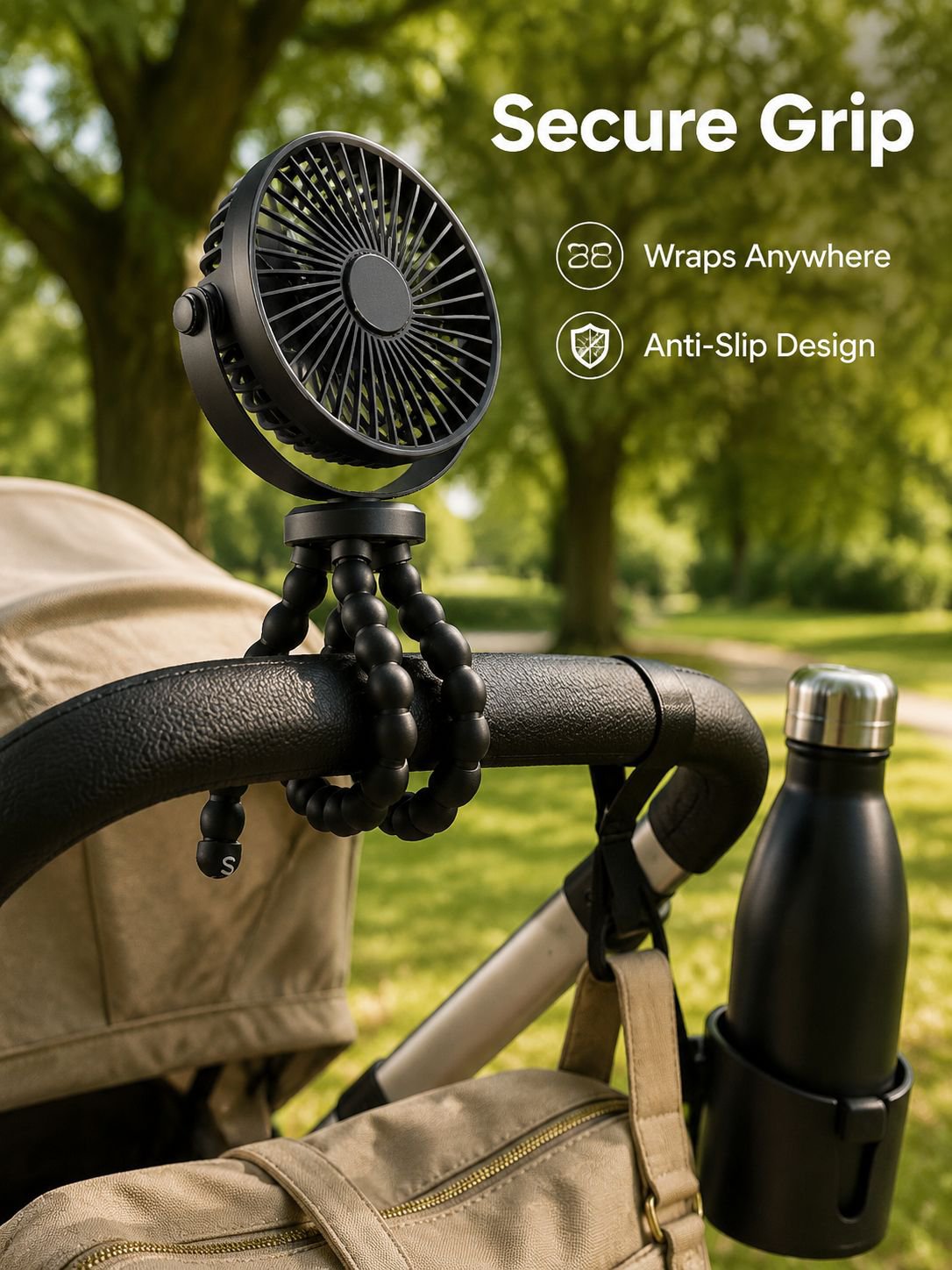 Desktop Fan Long Life Universal Octopus Fan Lasts All Day Portable Outdoor Wind Mute