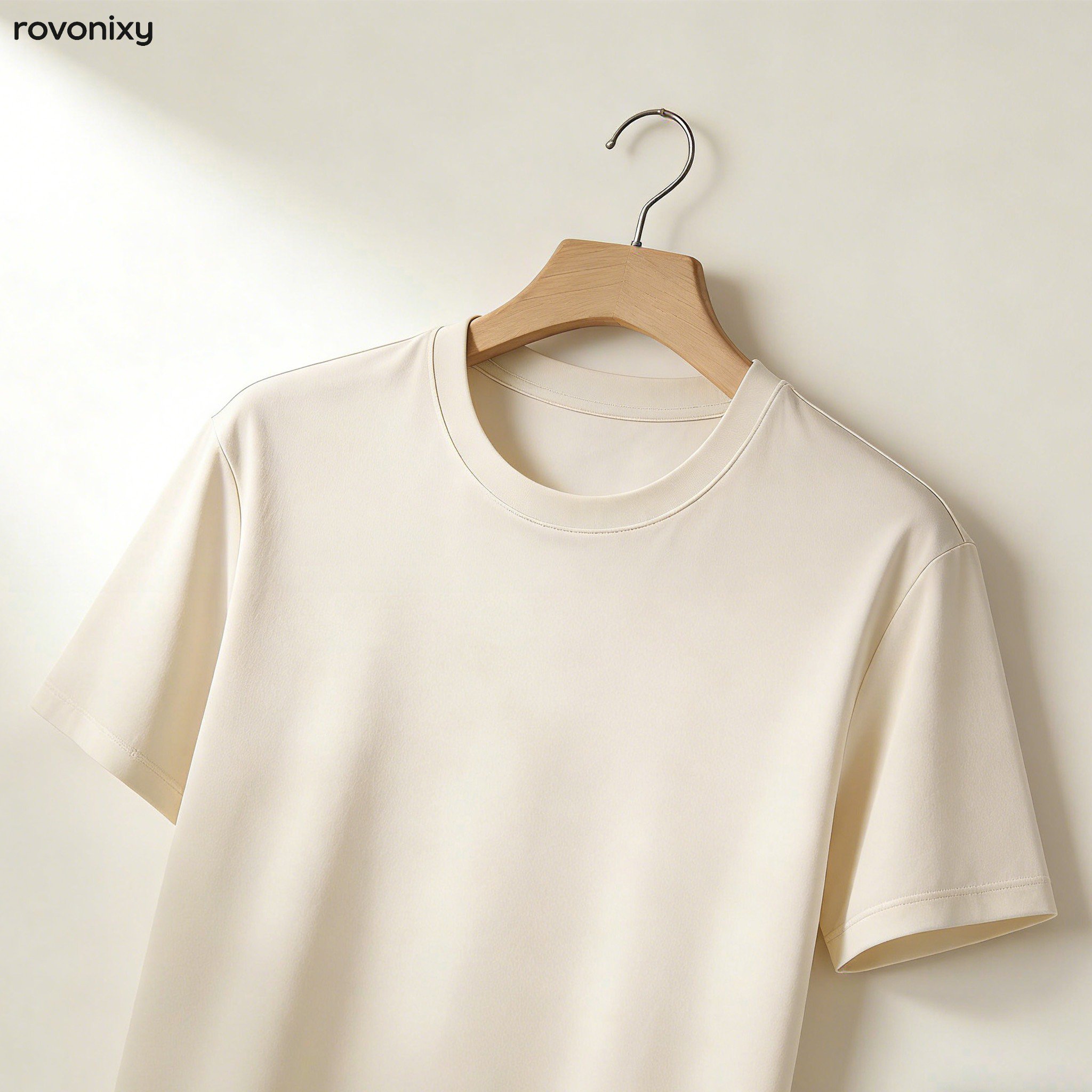 เสื้อยืดผู้ชายสีพื้นแบบเรียบ (5 ตัว)