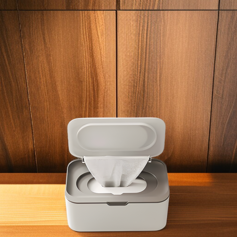 Nordic Style Large Opening Wet Tissue Holder, Home Mask Organizer, Moisturizing Tissue Case