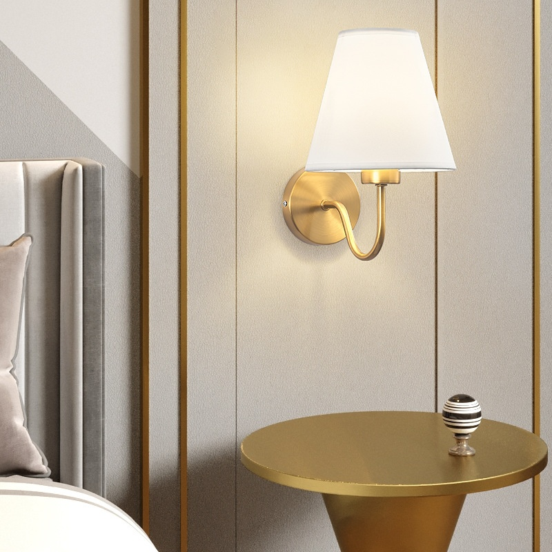 Bedroom bedside wall lamp