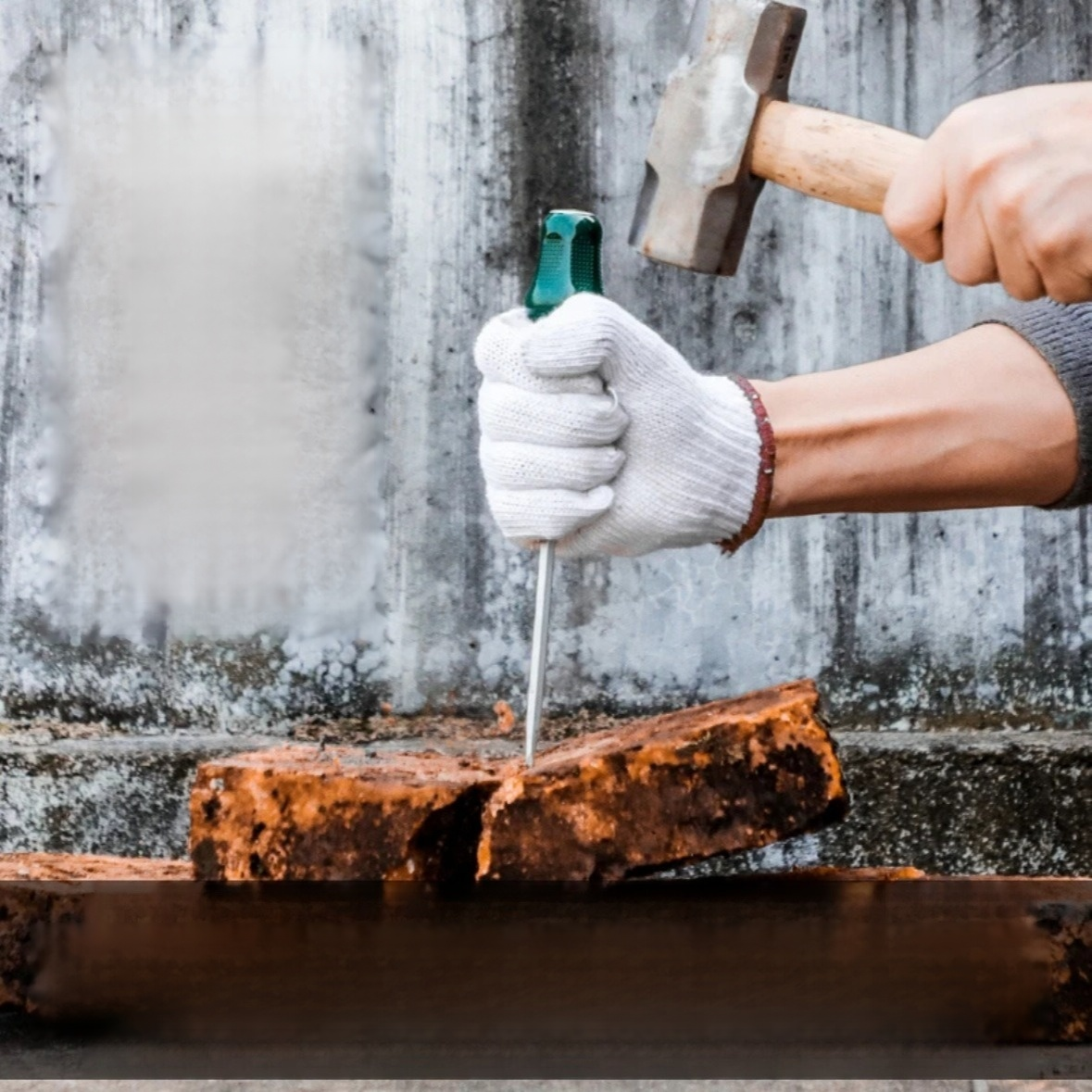 Destornillador industrial de acero cromo vanadio, tipo Phillips y plano, para percusión