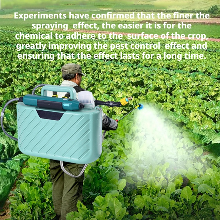 Battery-powered sprayer for convenient gardening