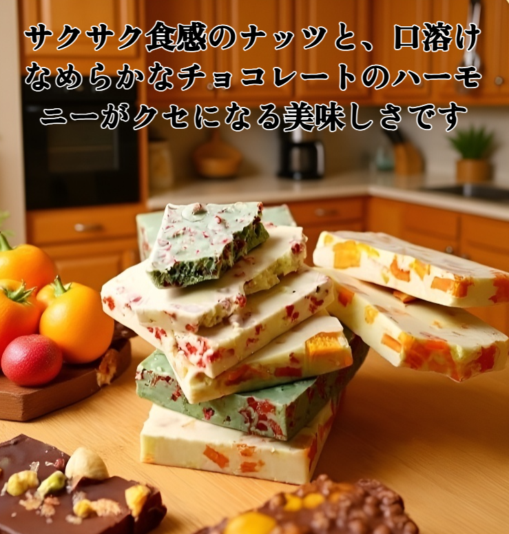 高級感あふれるナッツチョコレートのギフトボックス