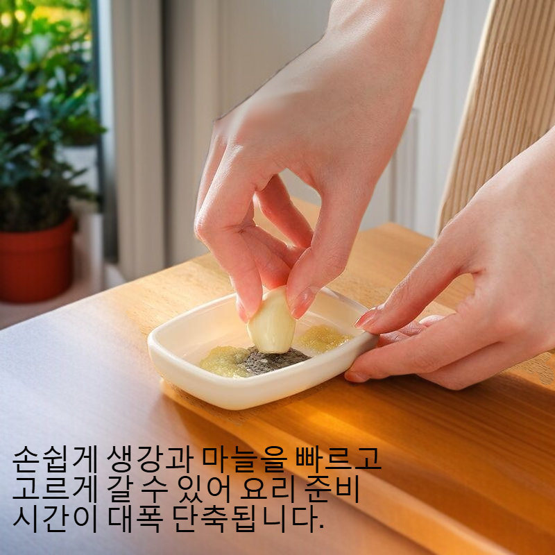 수동 생강마늘 연마기