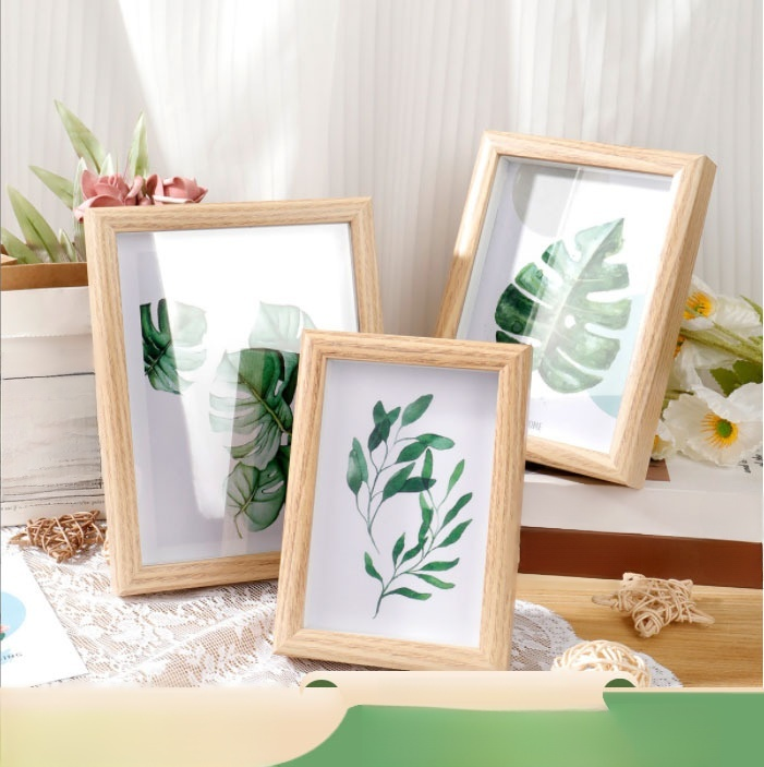 Marco de madera hueco tridimensional minimalista