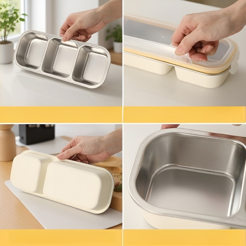 304 스테인리스 도시락 칸막이 벤토 박스