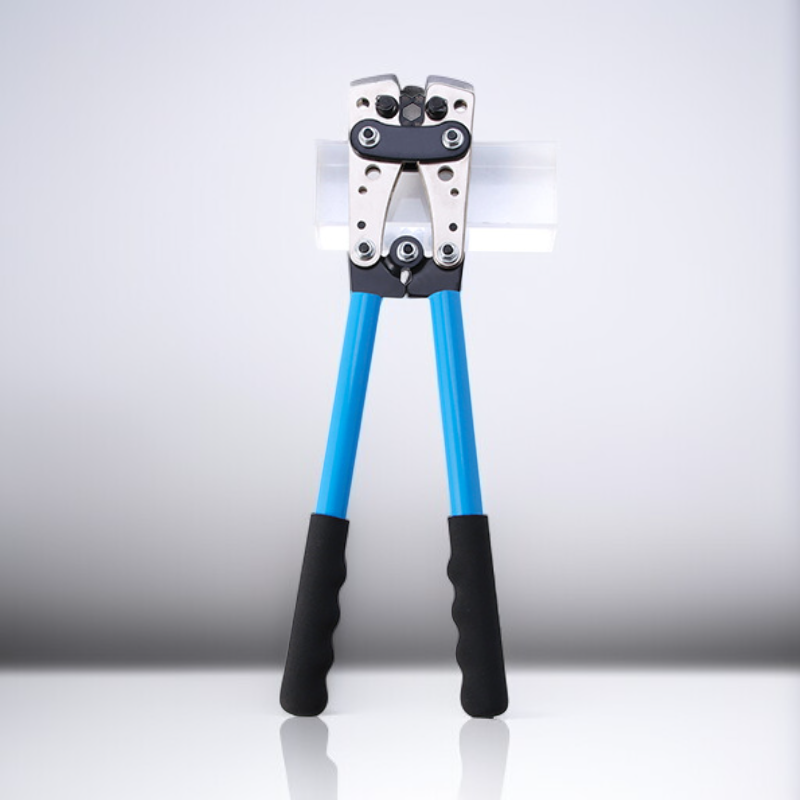 大型ケーブルカッター圧着セット 冷圧端子クランプ ノーズベア圧着プライヤー 裸圧着ケーブルカッター