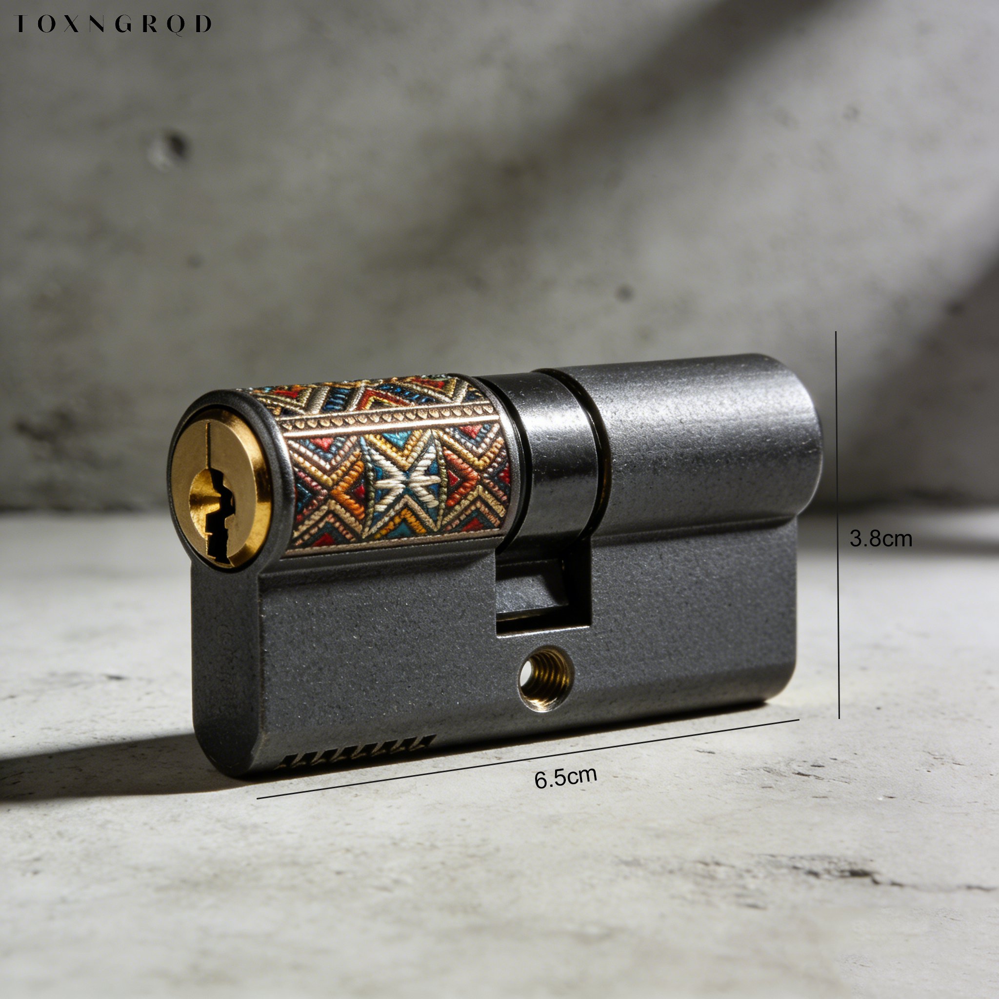 Cerradura de puerta segura con núcleo de cobre