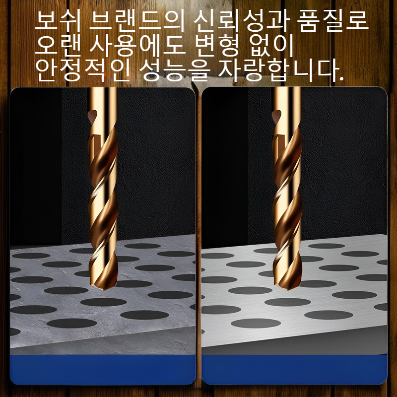 전체 연마 M35 코발트 함유 트위스트 드릴 스테인리스용 전동 드릴 공구