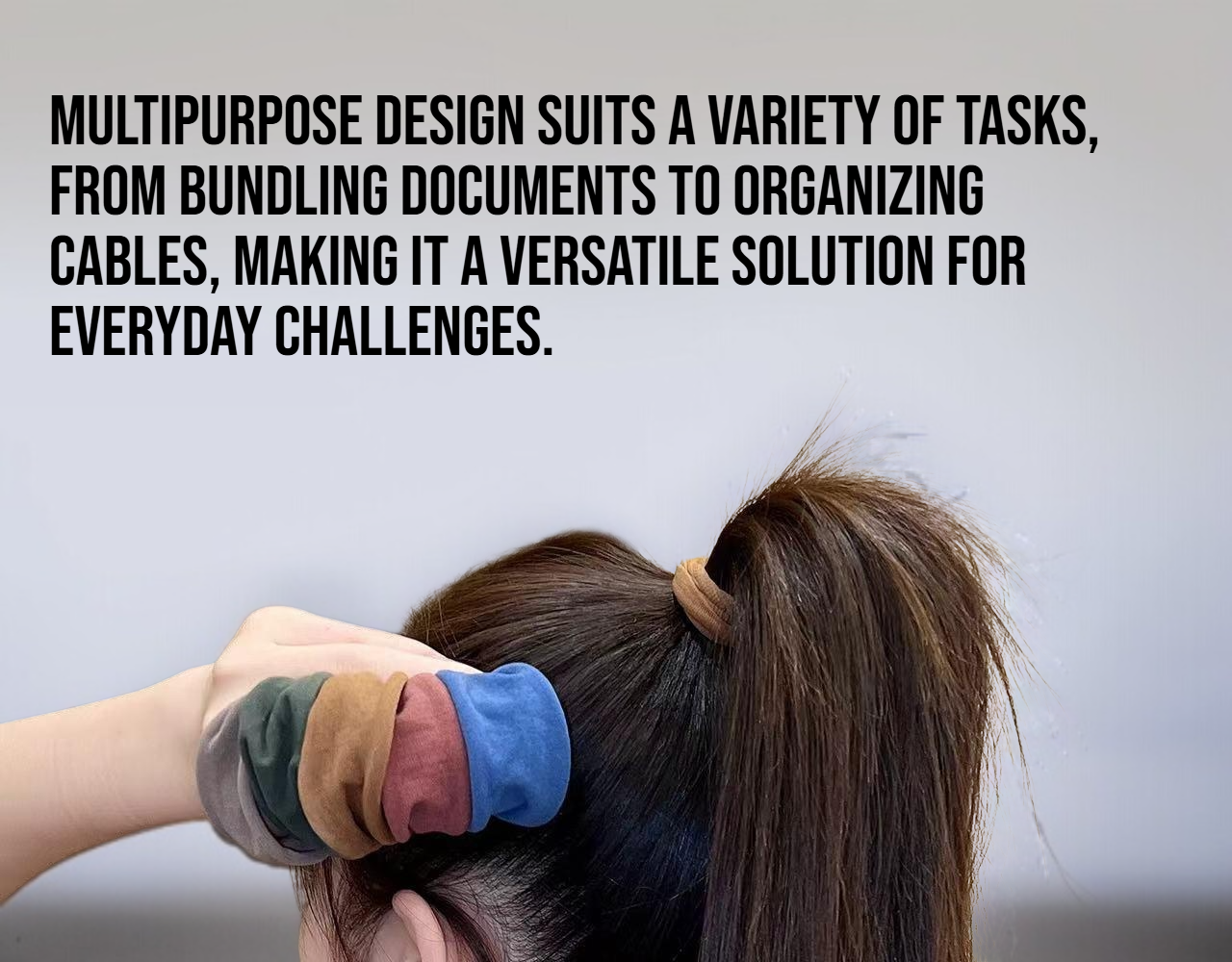 Strong and flexible rubber band for office supplies