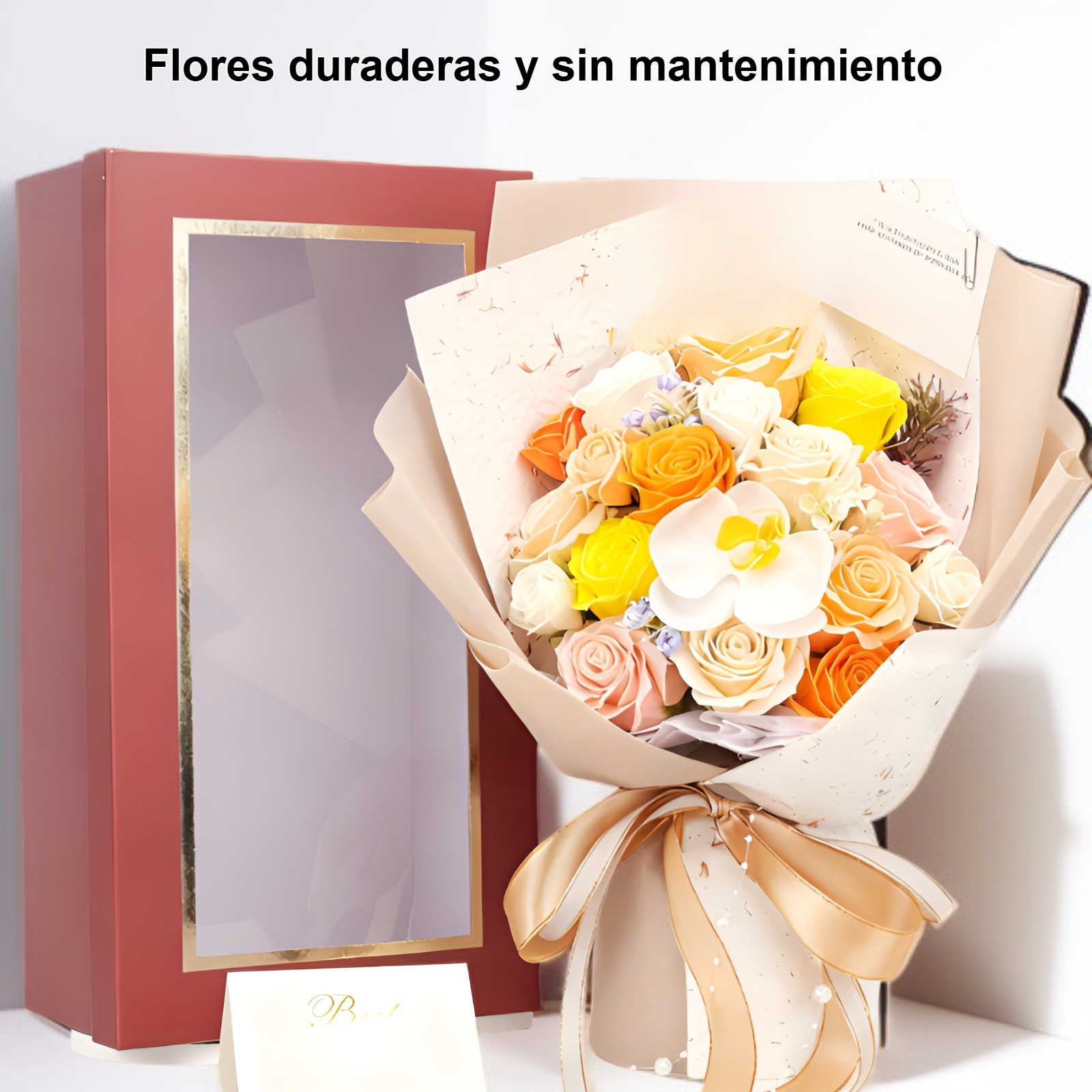 18 cajas de regalo de flores