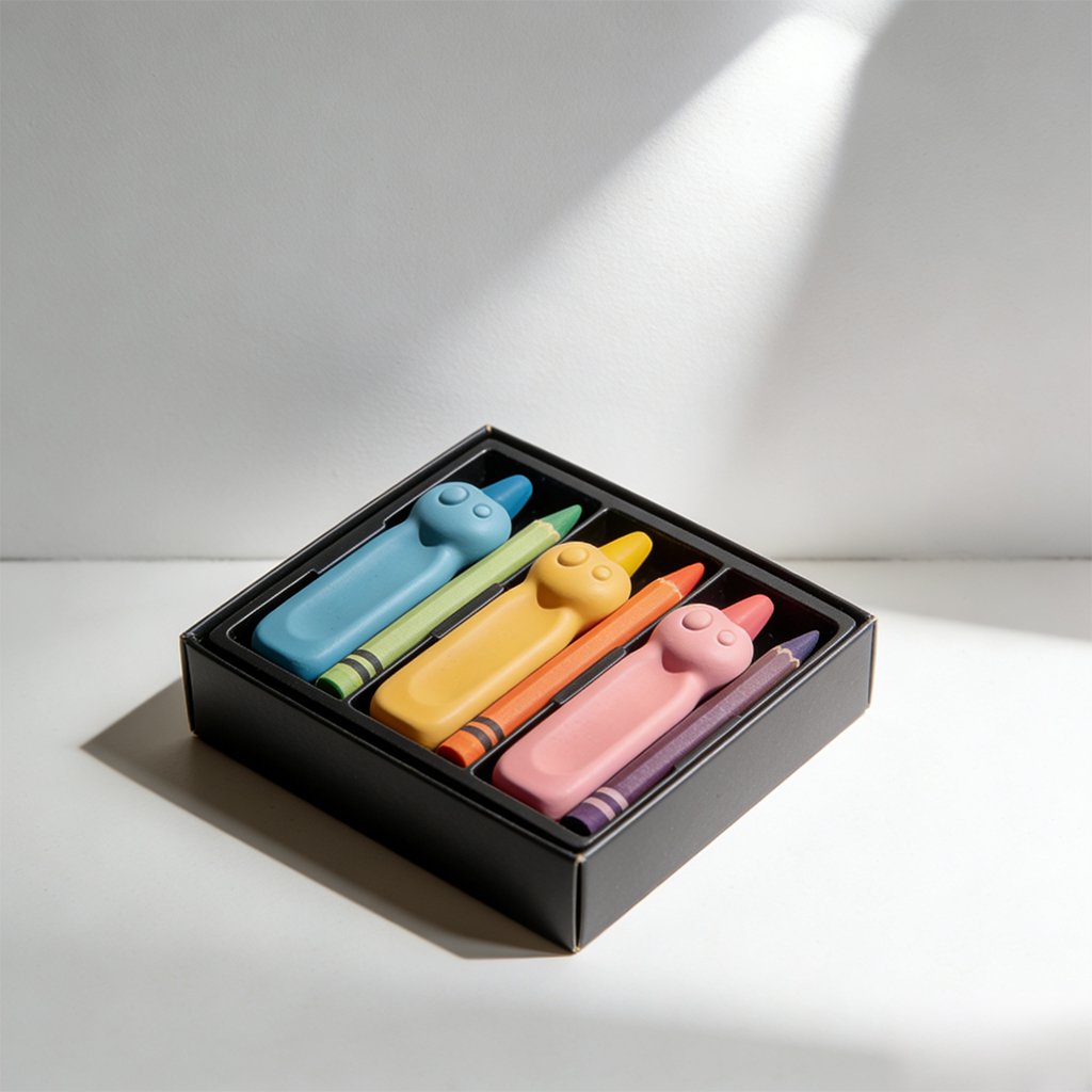 Πολύχρωμες κηρομπογιές για παιδιά