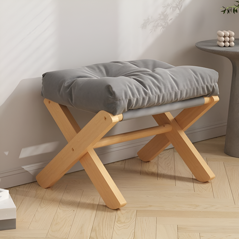 Shoe changing stool for home use at the entrance