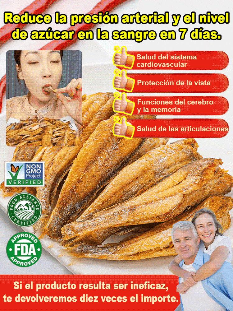 Pescaditos marinos crujientes ricos en proteínas listos para consumir