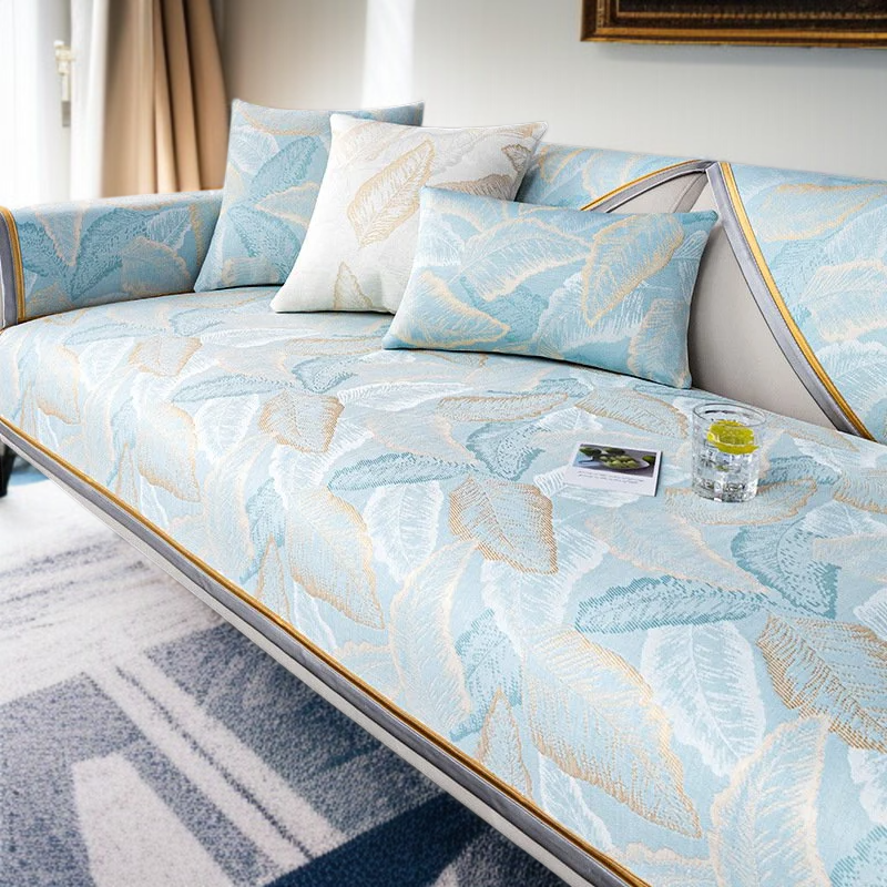 レザーソファークッションアイスシルクカバークロス 夏の滑り止め涼しい感じクッションクーラーカバーカバー