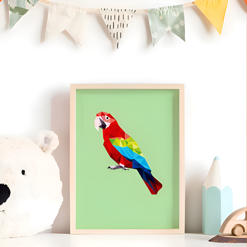 Libro de collage geométrico 3D